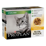 PURINA® PRO PLAN® FELINE STERILISED  Nutrisavour - POUCHES WITH CHICKEN
