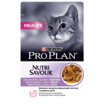 PURINA® PRO PLAN® FELINE DELICATE  Nutrisavour - POUCHES WITH TURKEY
